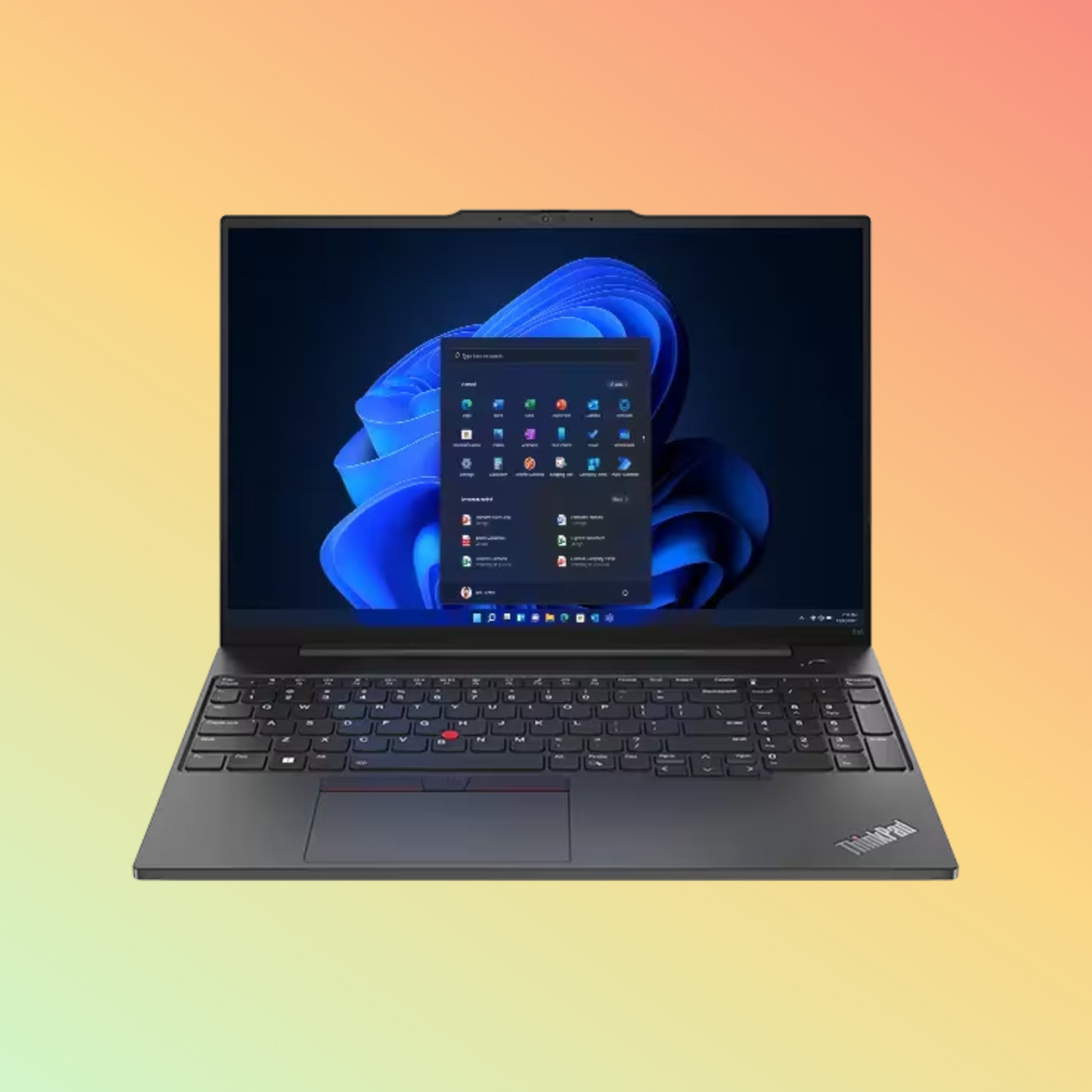 High-performance Lenovo ThinkPad E16 i7 with 16GB RAM and 512GB SSD