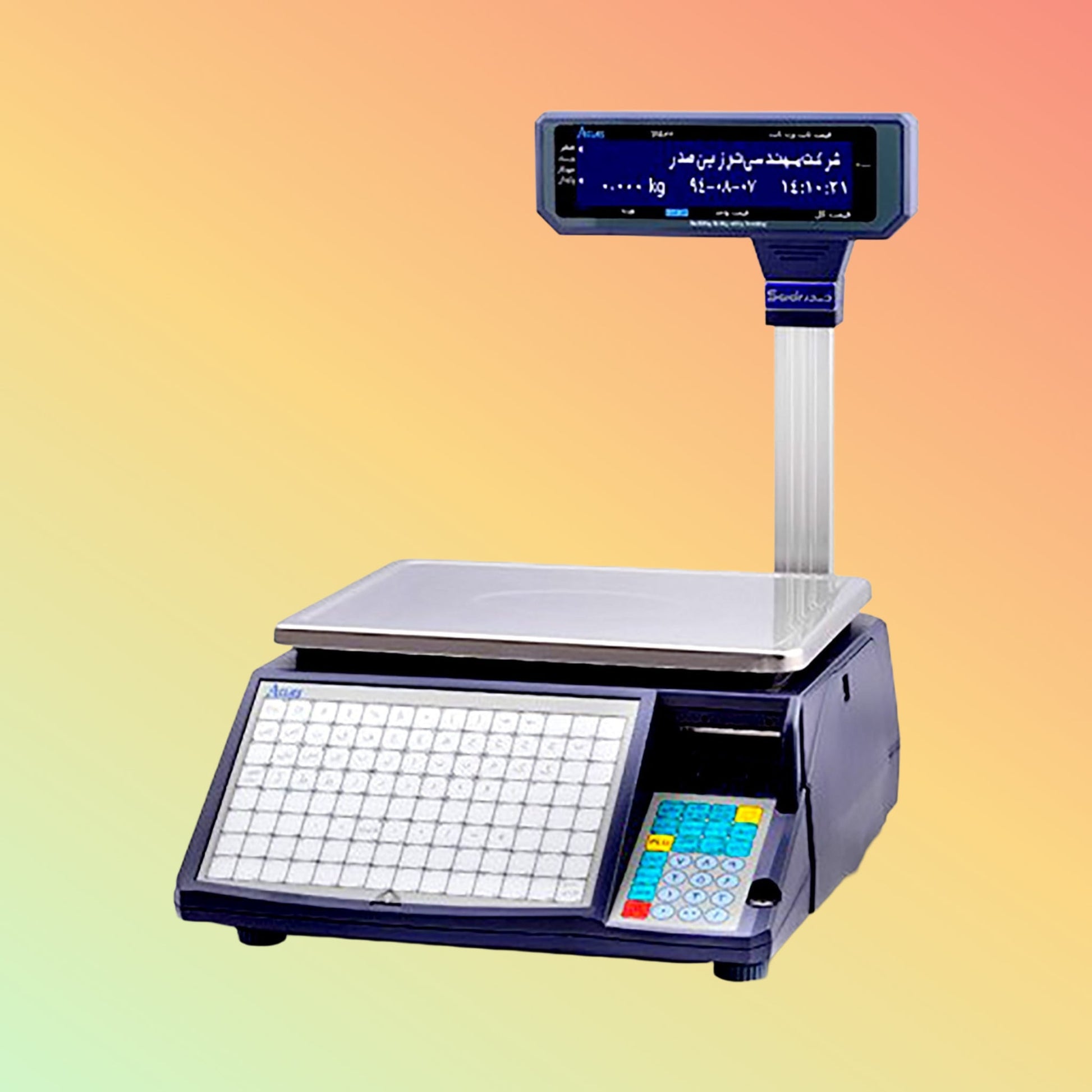 "Ethernet connectivity on the Aclas LS6X Label Scale for network integration"