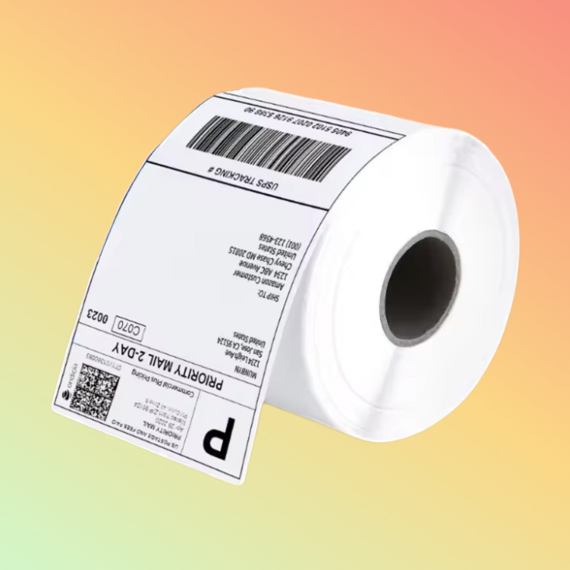 4x6 Inch Thermal Labels in Use with Printer