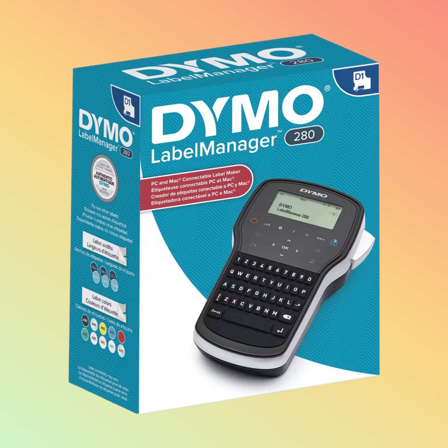 DYMO LabelManager 280 Rechargeable Portable Label Maker