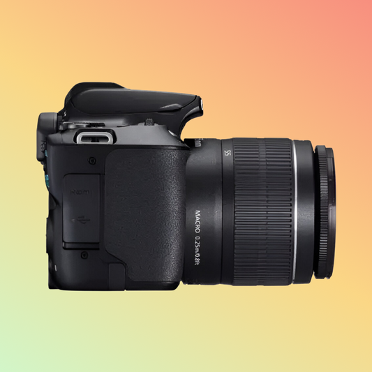 कैनन EOS 250D DSLR कैमरा, काला+ EF-S 18-55mm f-3.5-5.6 III