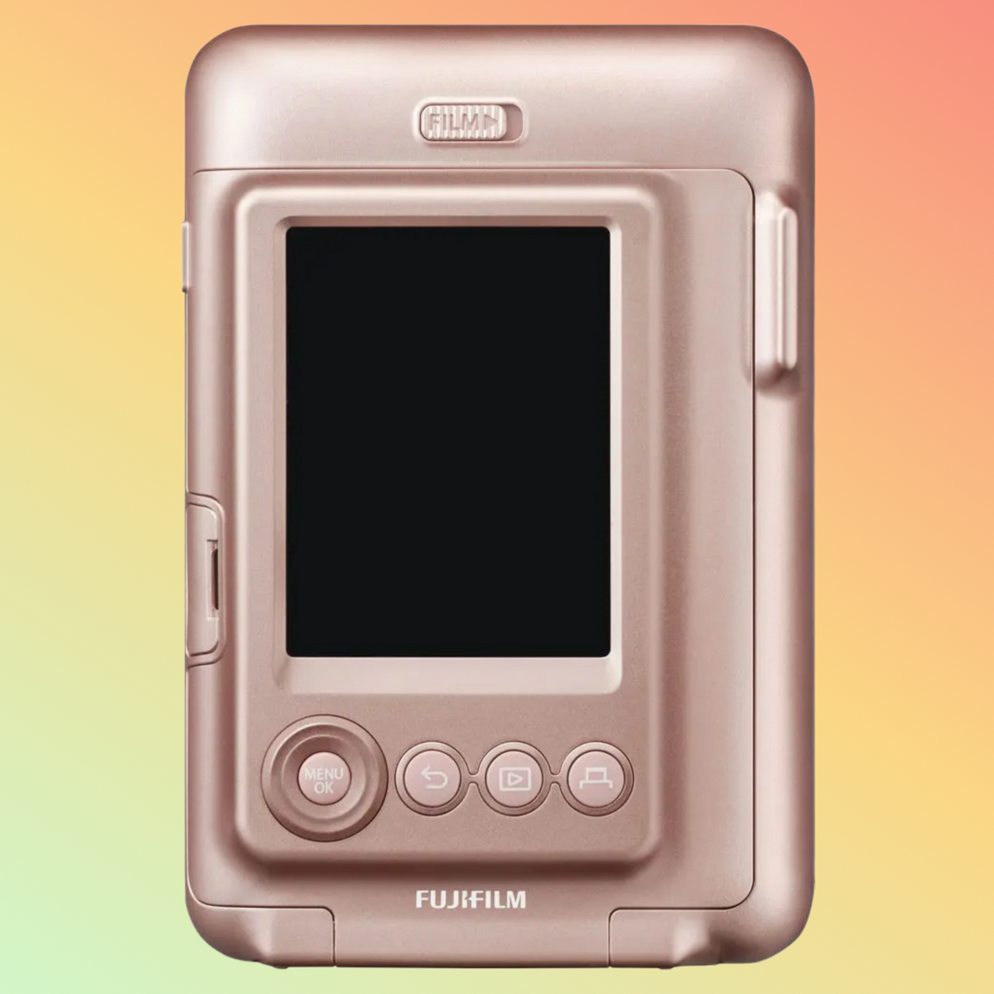 Fujifilm INSTAX Mini LiPlay Hybrid Instant Camera, Blush Gold