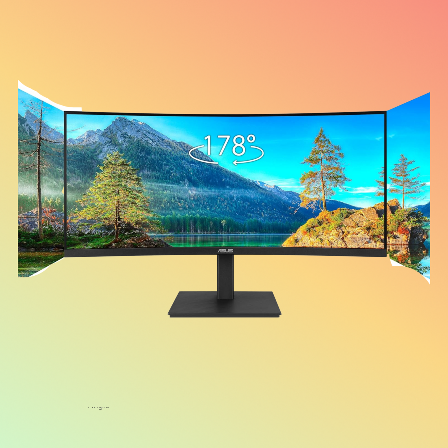 ASUS VA34VCPSN Eye Care 34" UWQHD 4ms 100Hz Curved Monitor