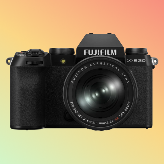 Fujifilm X-S20 Mirrorless Camera with 18-55mm Lens, Black