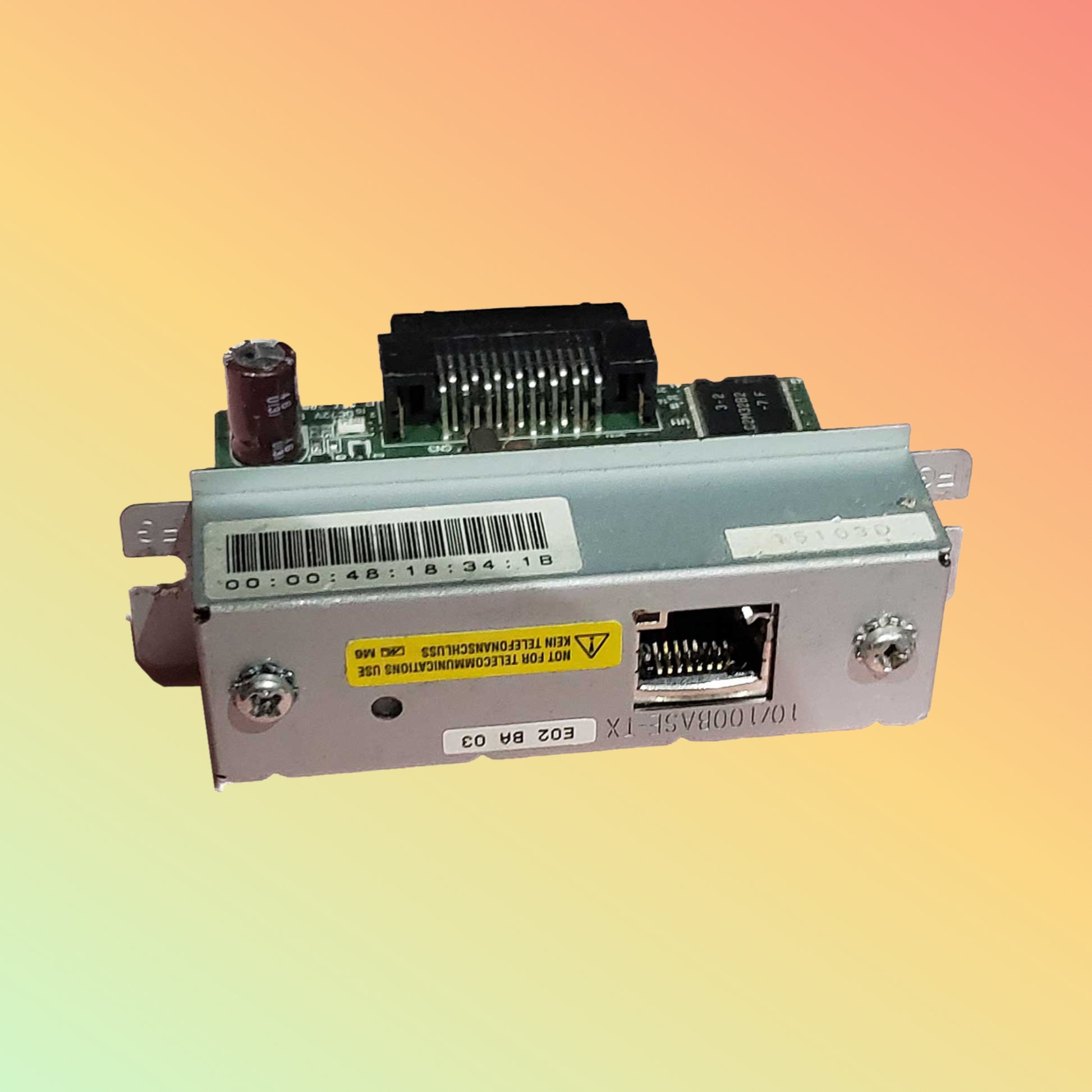 Epson UB-E02 Ethernet Interface Card Compatibility with Various TM Printers