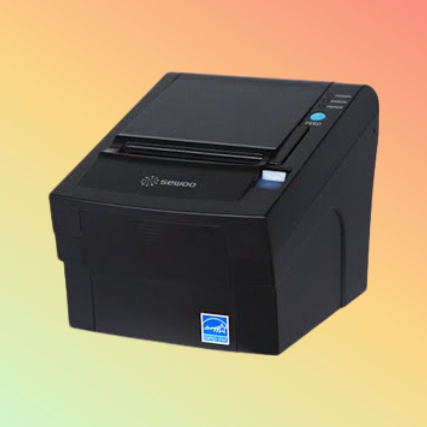 Sewoo SLK-TL202 II thermal POS printer front view showing compact design