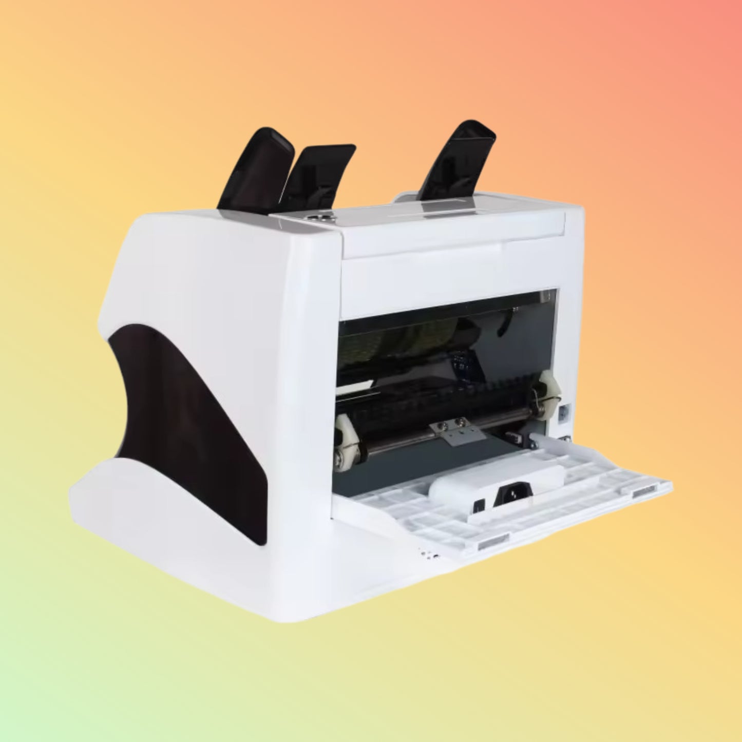 "NOGTEK AL920 currency counter with notes hopper and stacker."