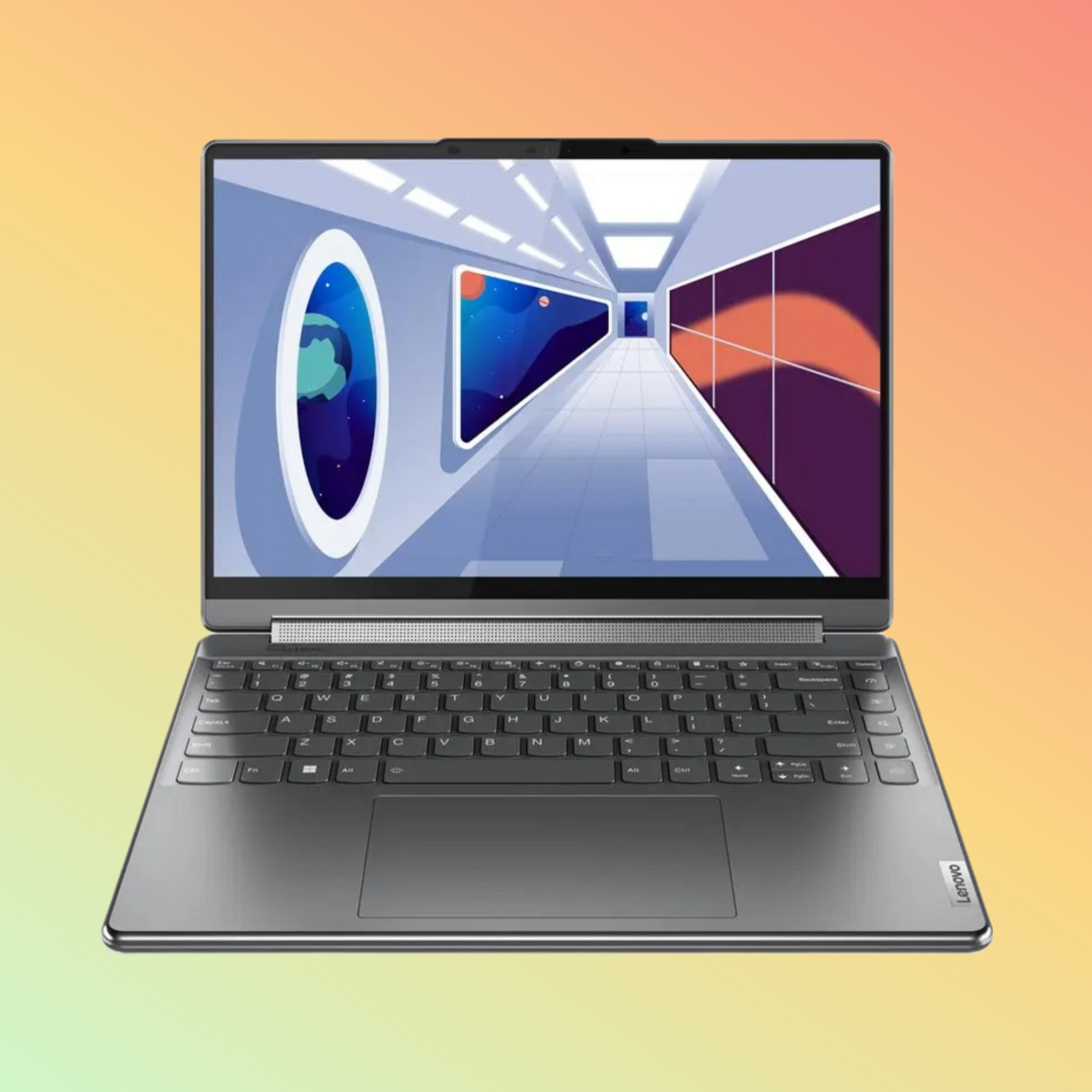 لينوفو YOGA9-83B1004JAX Intel Core i7-1360P 16 جيجابايت رام 1 تيرابايت SSD، رمادي عاصف