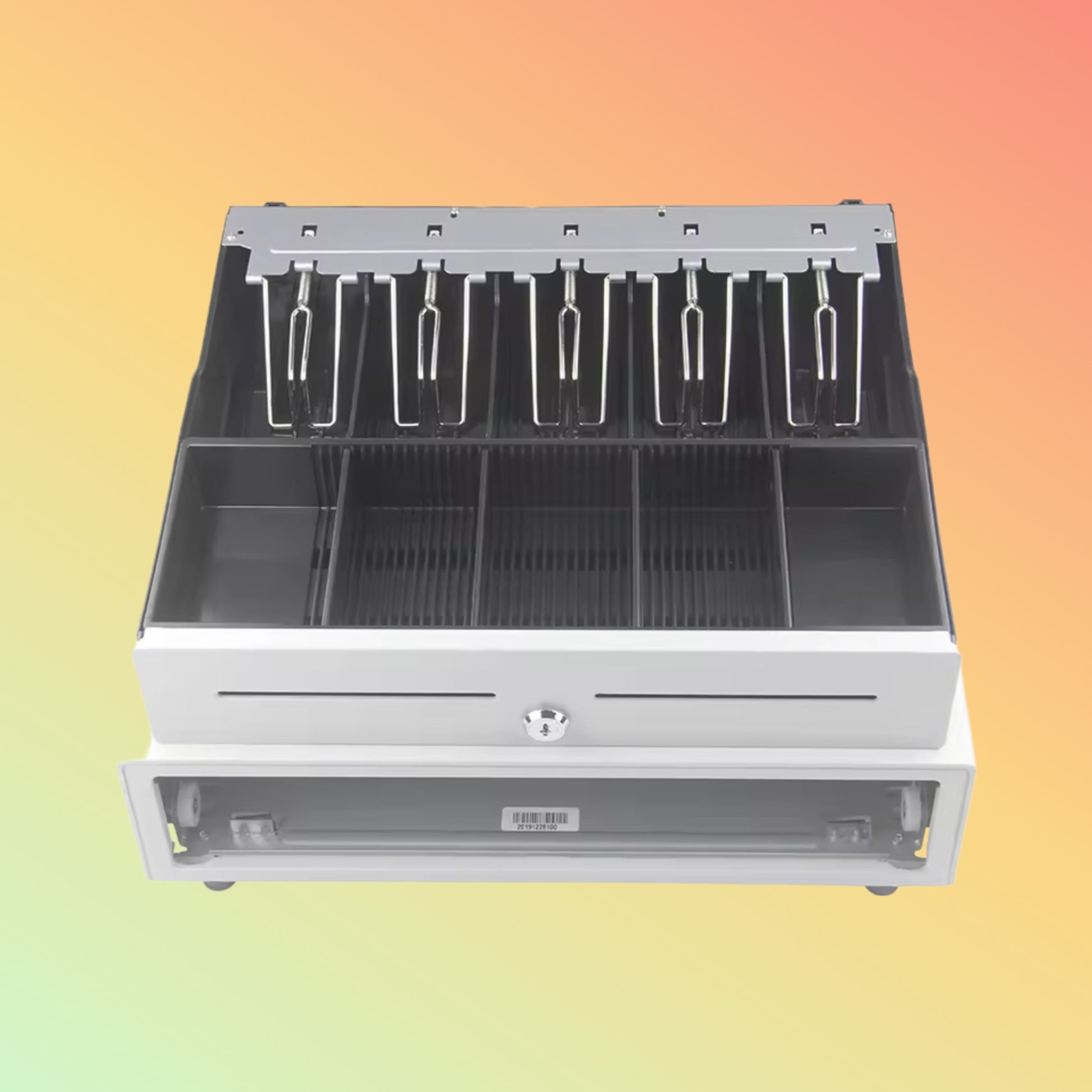 Compact and Durable NEOPOS NP-R470 Cash Drawer with White Finish