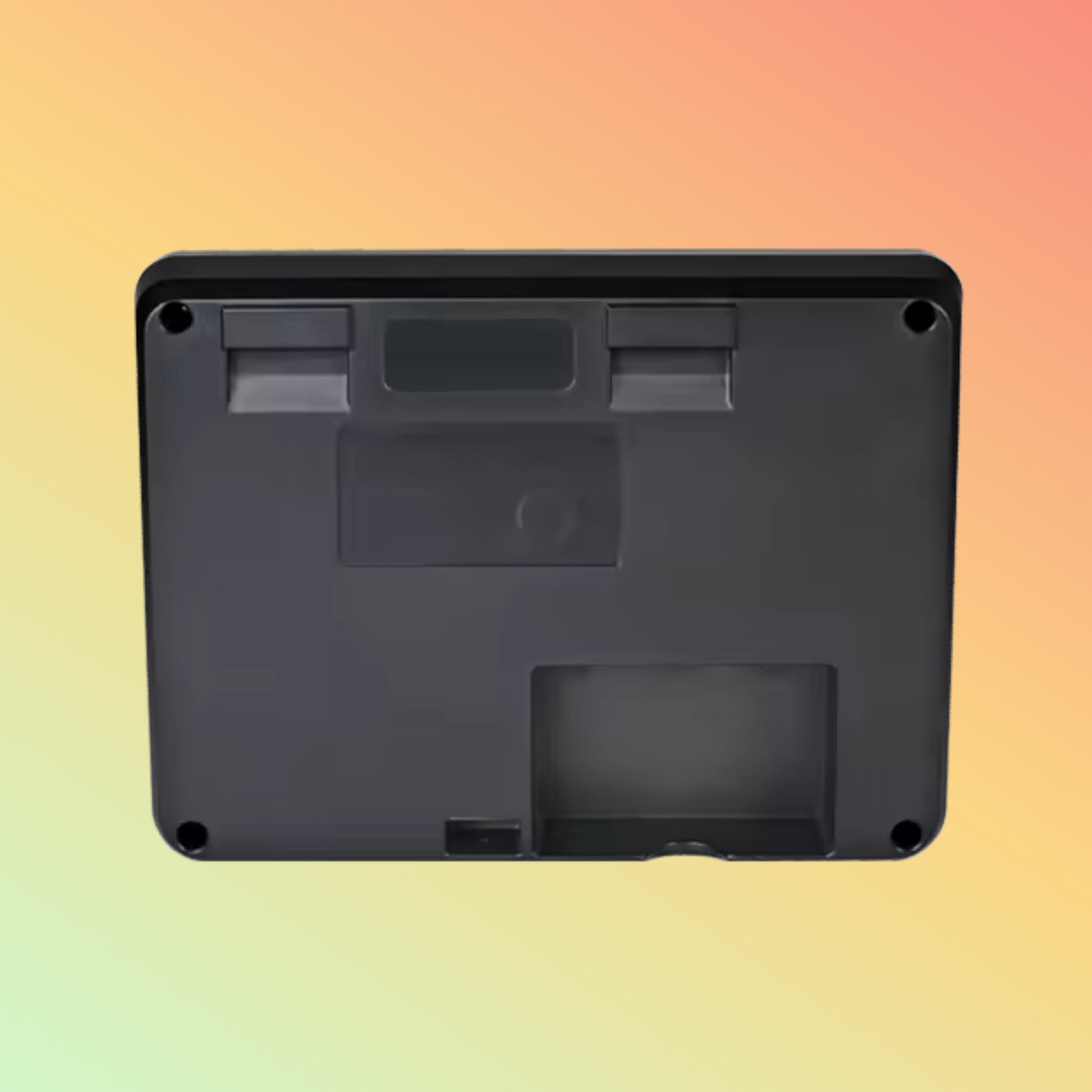 Side view showing the slim profile of the AUTO TECO UA400, ideal for modern office spaces.