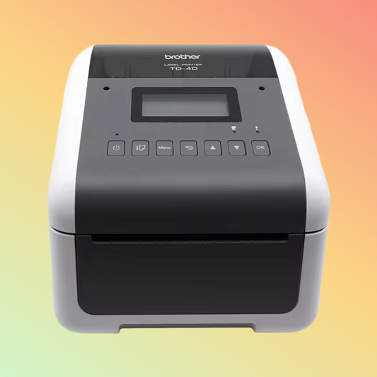 Brother TD-4550DNWB 4-inch Wireless Network Thermal Desktop Barcode Label Printer