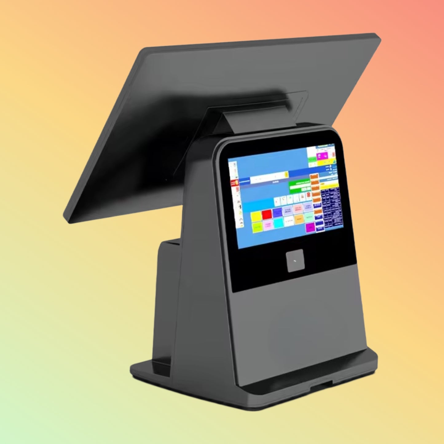 POSTECH NT-D200R POS System with 14.1" Touch Screen and Built-in Thermal Printer