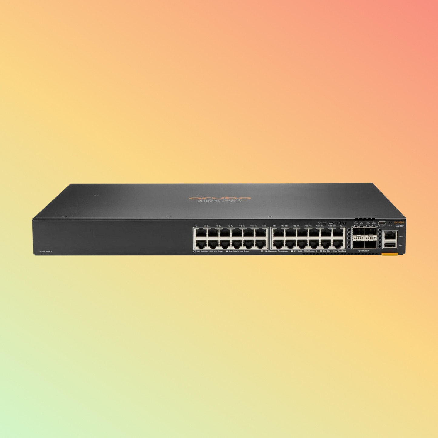 Aruba 6200F 24G Class4 PoE 4SFP+ 370W Switch