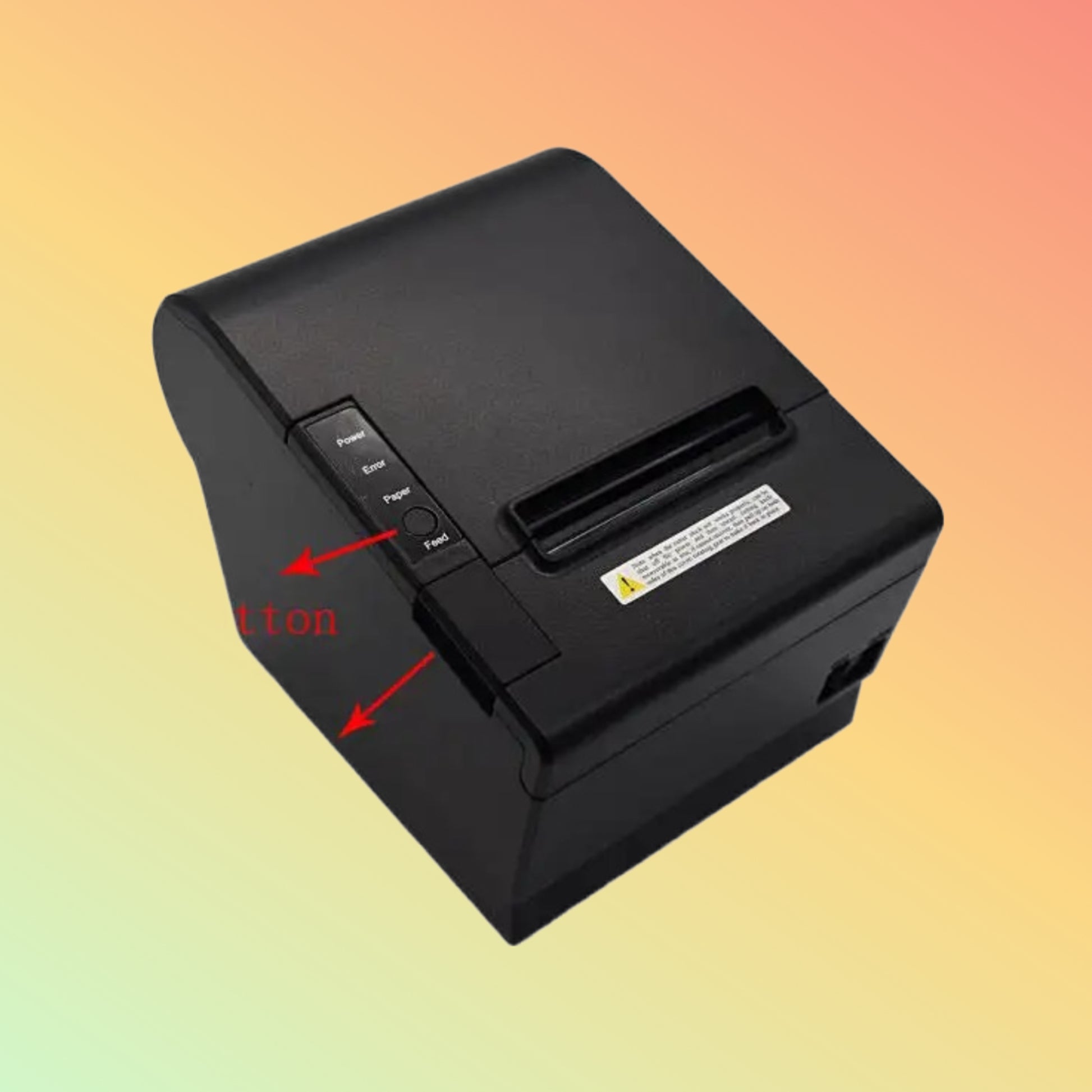 "Compact POSTECH PT-R88VI-UB Bluetooth Printer for Retail"