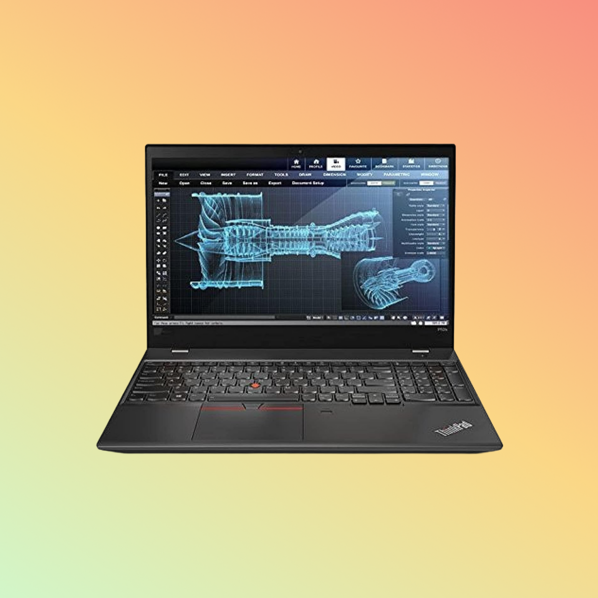 Lenovo ThinkPad P52s Workstation Laptop intel Core i7-8th Gen