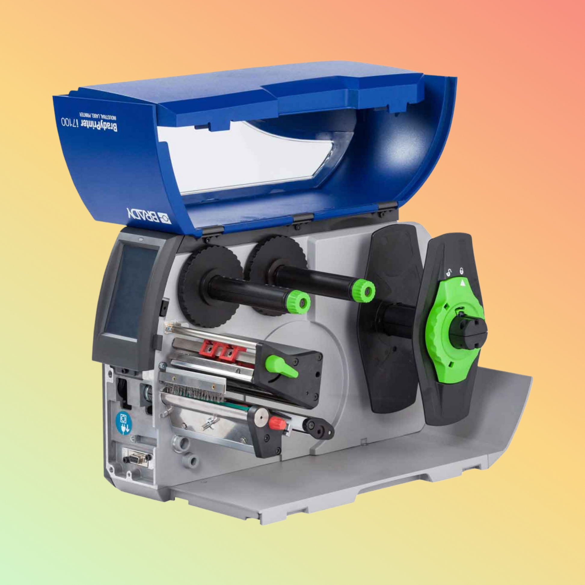 BradyPrinter i7100 600 dpi Label Printer with Wire ID Software