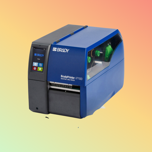 BradyPrinter i7100 600 dpi Label Printer with Wire ID Software