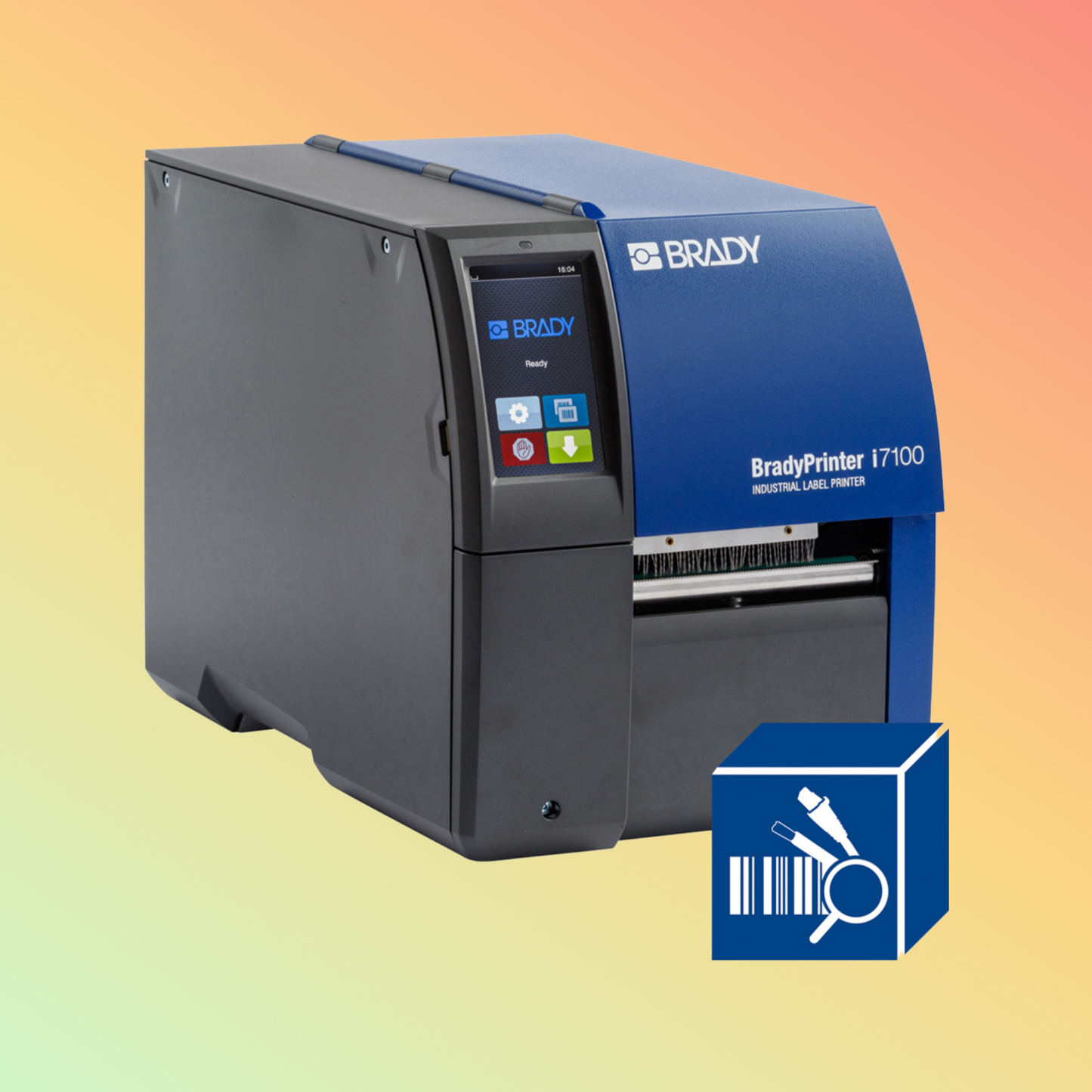 BradyPrinter i7100 600 dpi Label Printer with Wire ID Software