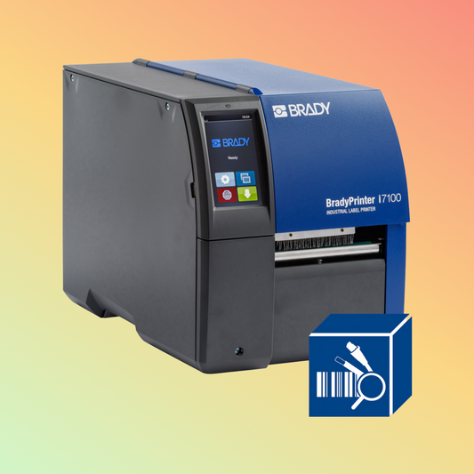 BradyPrinter i7100 600 dpi Label Printer with Wire ID Software