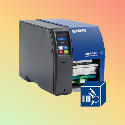 BradyPrinter i7100 600 dpi Label Printer, Peel Model with Software
