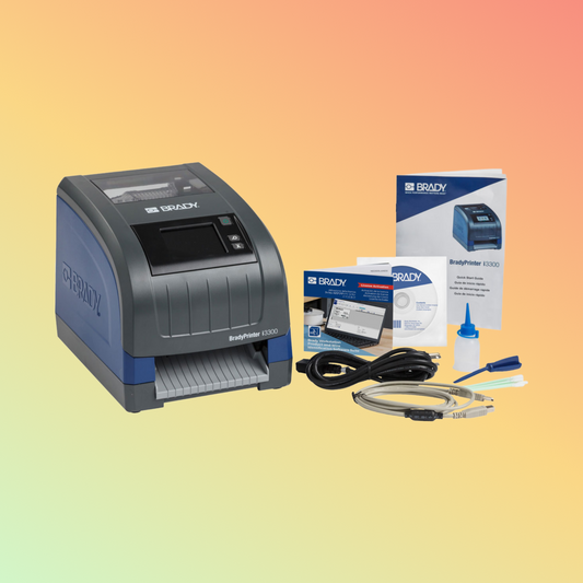 BradyPrinter i3300 with CR2700 Barcode Scanner and Software Kit