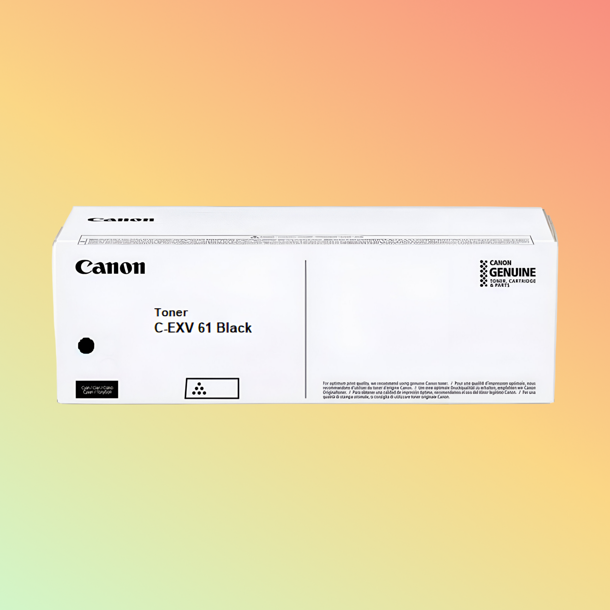 कैनन CEXV 61 ब्लैक टोनर DX 6855i 6860i के लिए