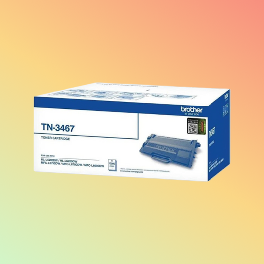 خرطوشة حبر عالية السعة من طراز Brother TN-3467، 12000 صفحة