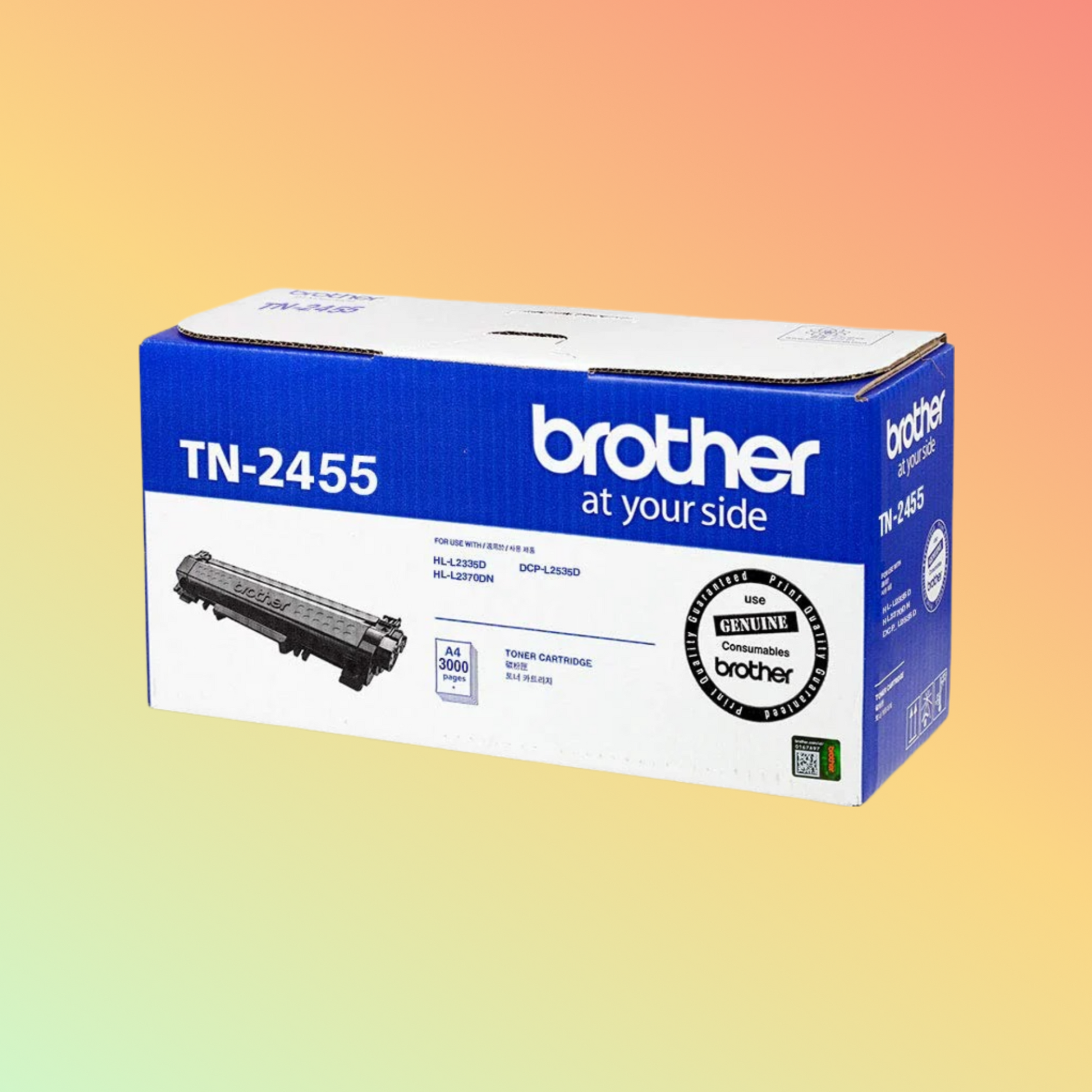 حبر Brother TN-2455 عالي السعة لطابعة HL-2335D