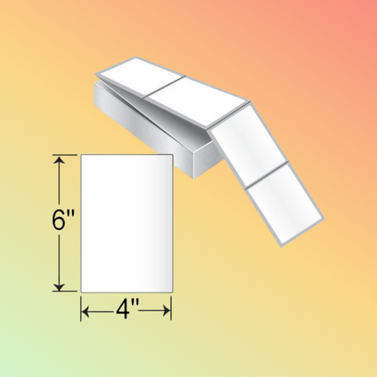 4x6 Matte Fanfold Labels | Direct Thermal Barcode Labels | NEOTECH® UAE