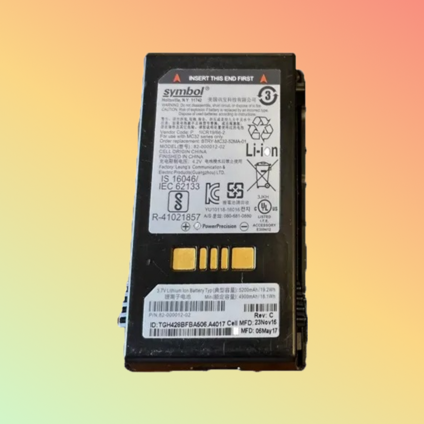 Used Battery 5200mAh (82-000012-02) for MC32N0