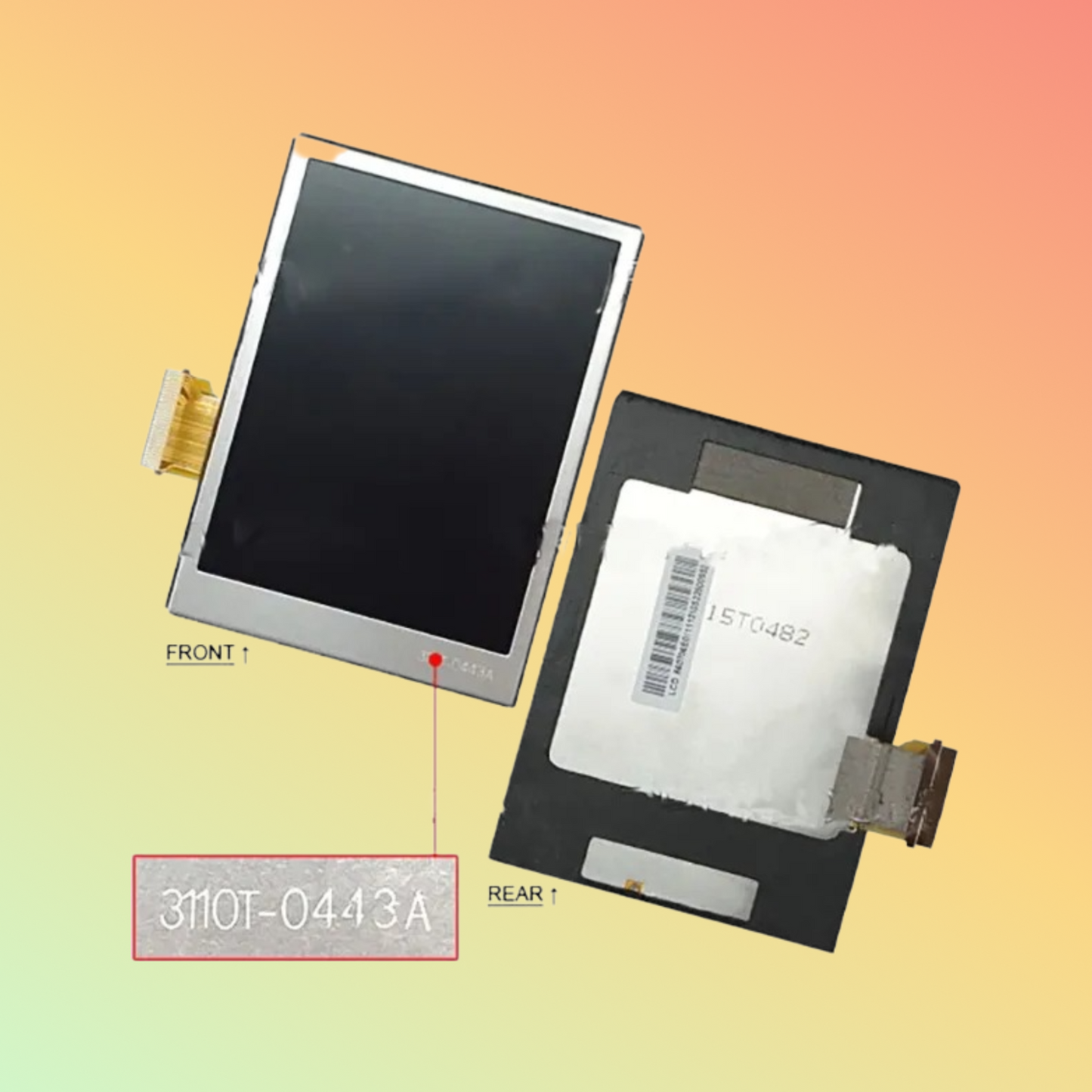 LCD Module 3110T-0443A Replacement for Motorola Symbol MC9200-G, MC92N0-G