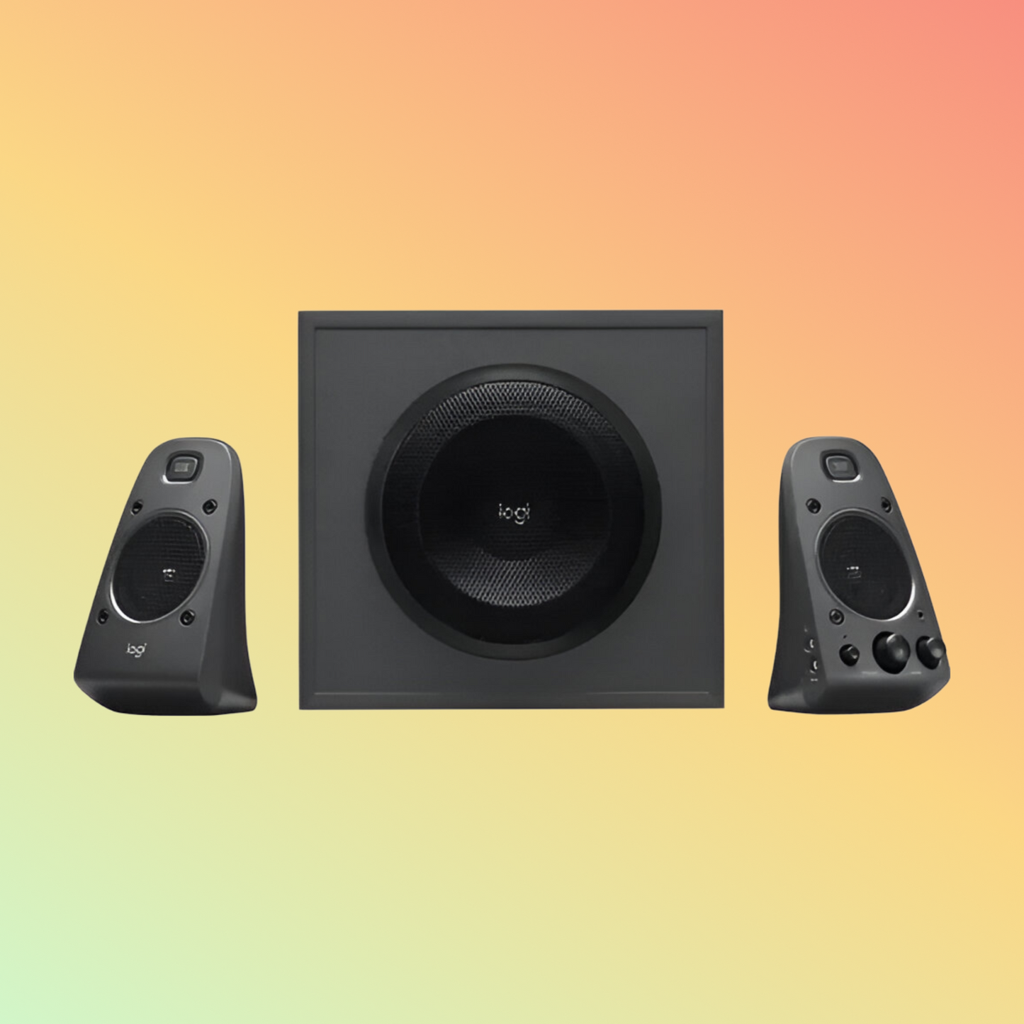 Logitech Z625 2.1 Speaker - 200 Watts, 3.5mm Audio,