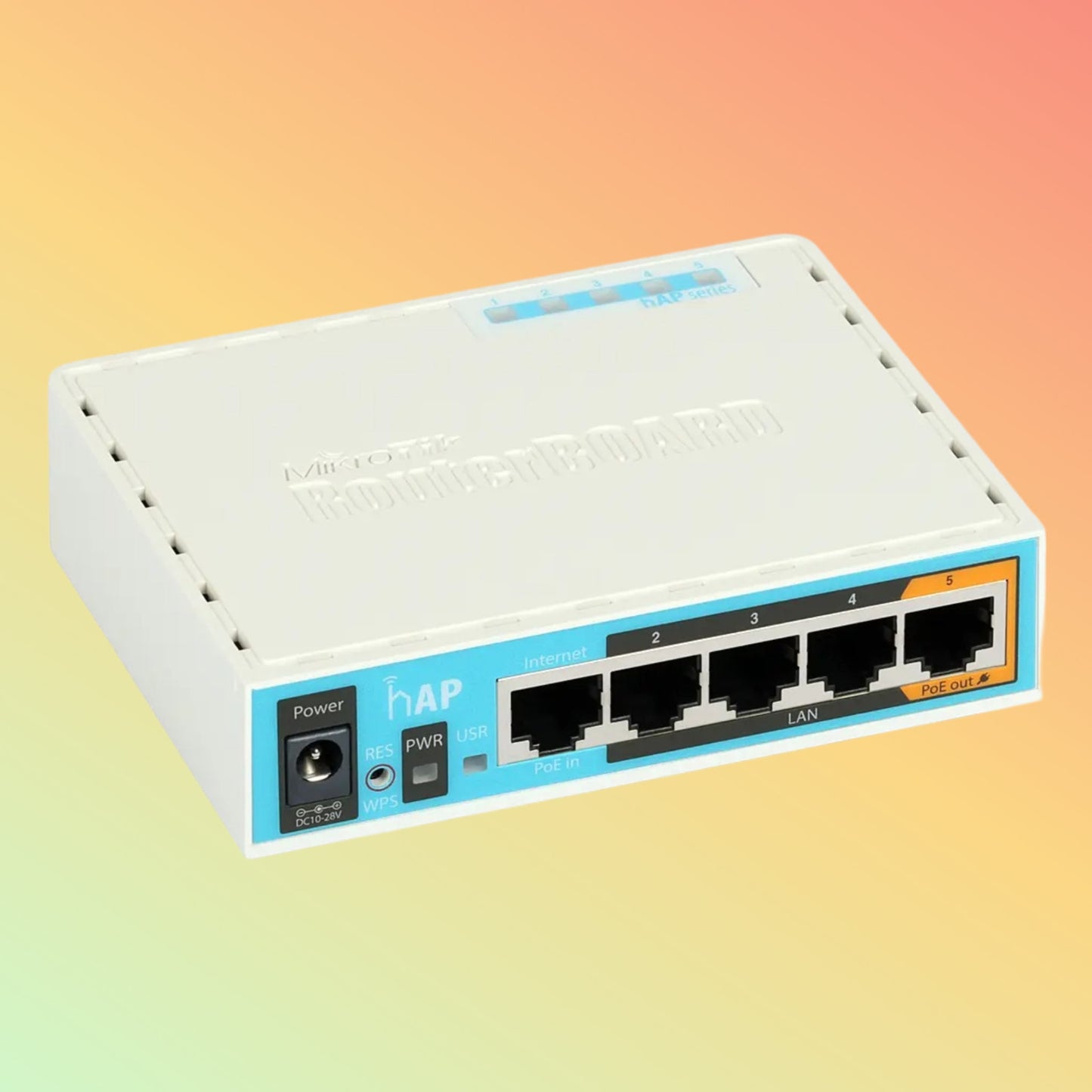 نقطة الوصول اللاسلكية Mikrotik hAP (RB951Ui-2nD)