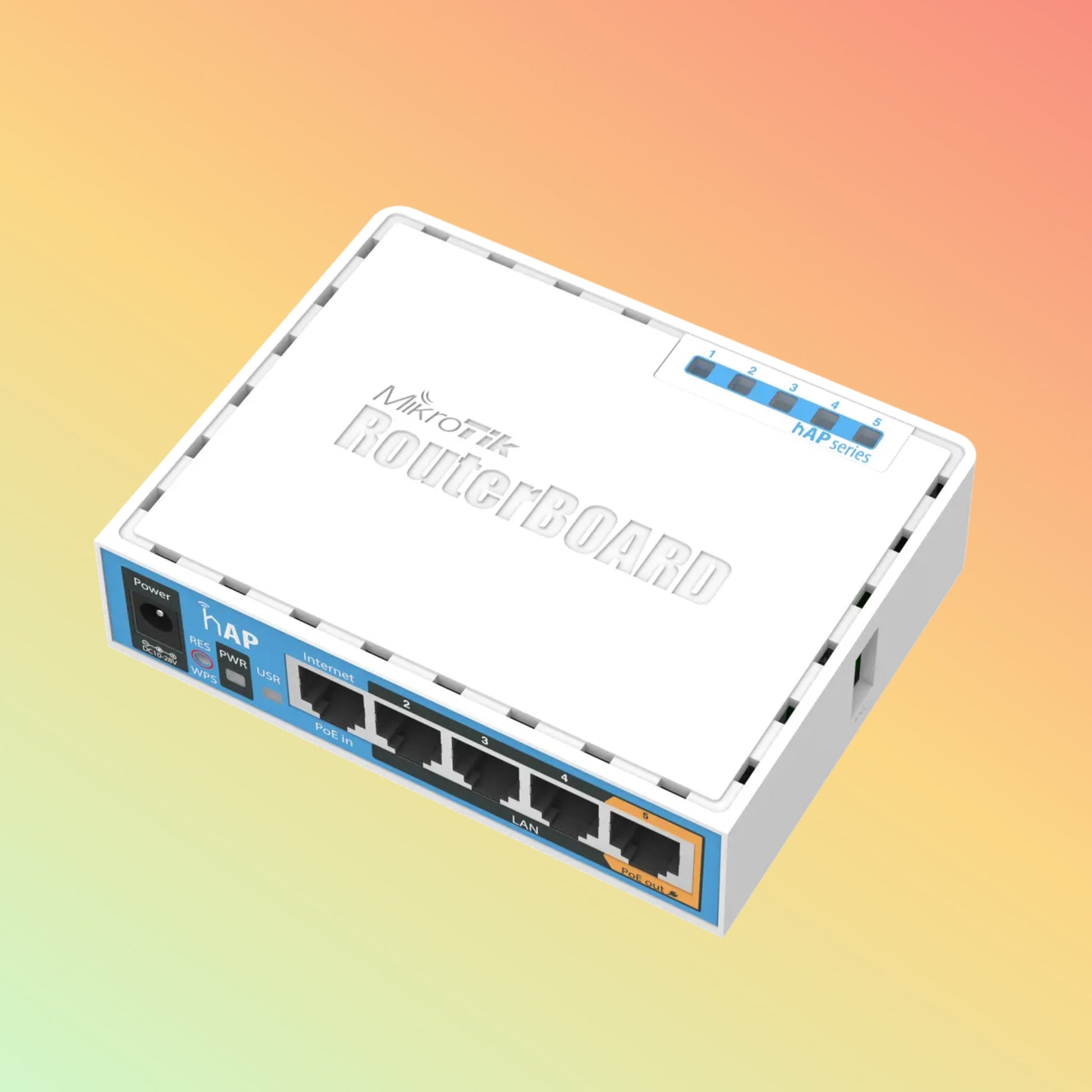 نقطة الوصول اللاسلكية Mikrotik hAP (RB951Ui-2nD)