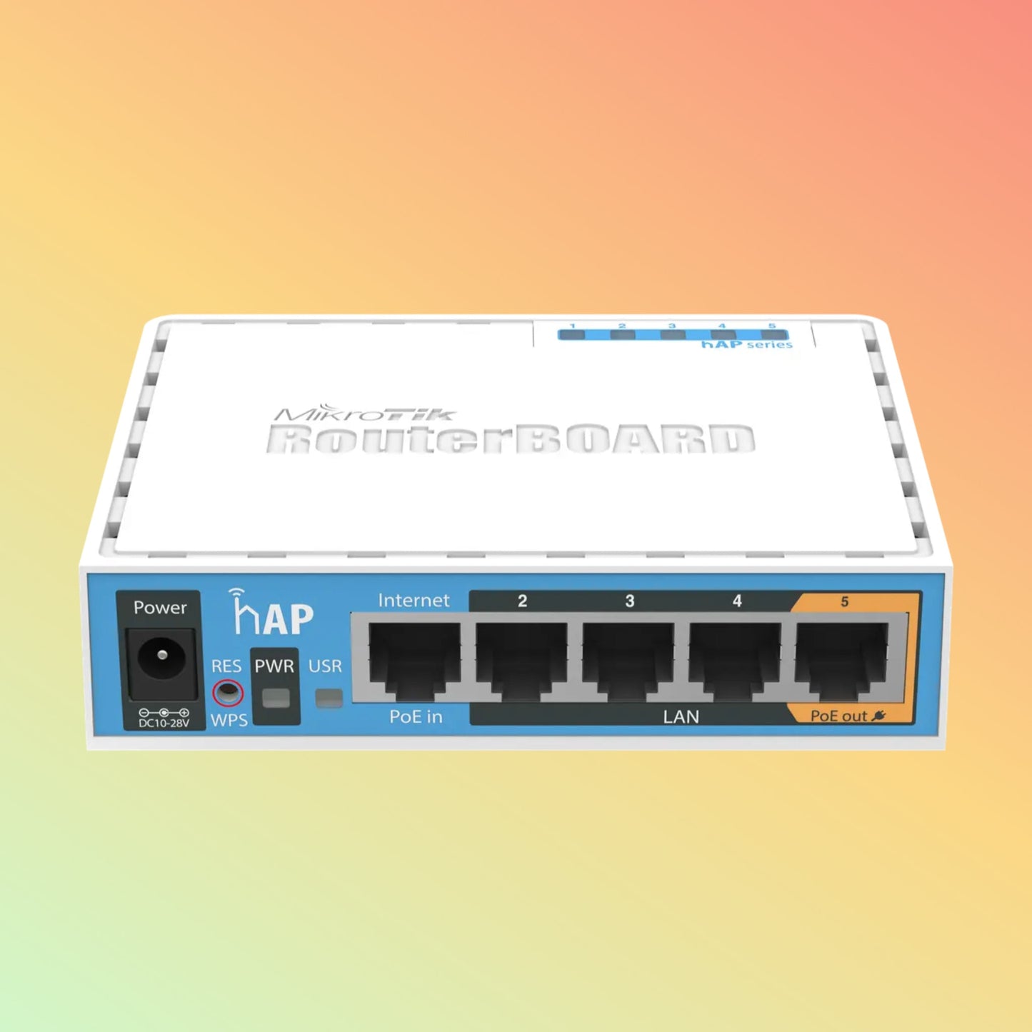 نقطة الوصول اللاسلكية Mikrotik hAP (RB951Ui-2nD)
