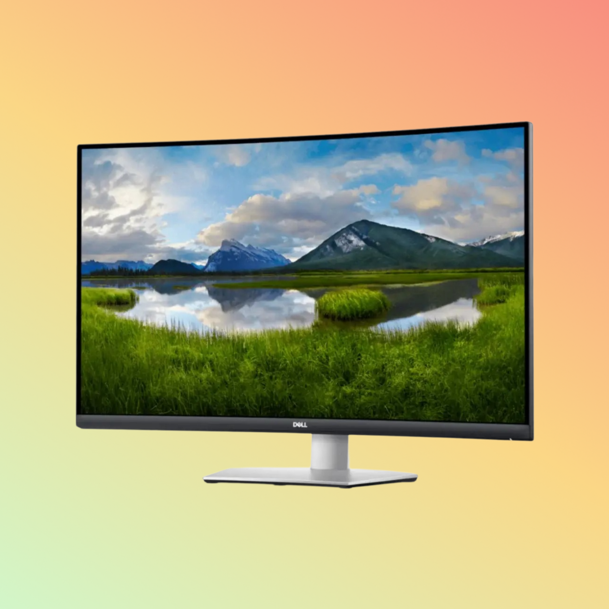 شاشة DELL S3221QSA المنحنية - 32 بوصة UHD (3840 × 2160)