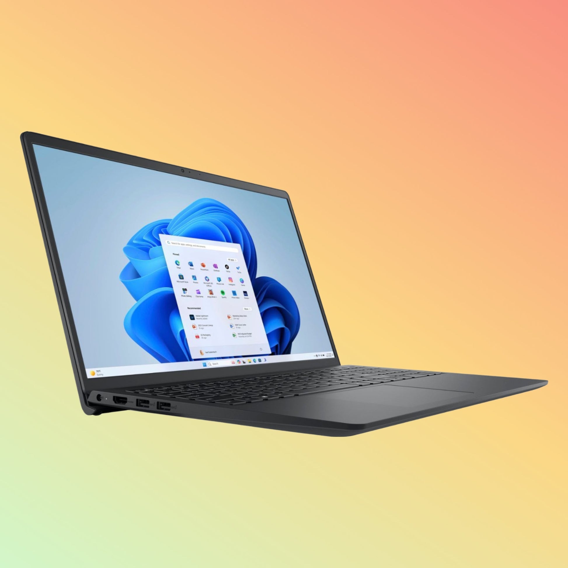 كمبيوتر محمول DELL INSPIRON 15 i3520-5124BLK-PUS - معالج i5-1235U من الجيل الثاني عشر