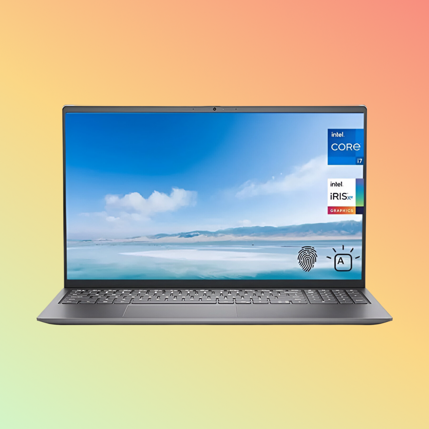لابتوب ديل إنسبايرون 5510 - معالج i7-11370H من الجيل الحادي عشر، سعة تخزين 16 جيجابايت، قرص SSD سعة 1 تيرابايت، شاشة 15.6 بوصة عالية الدقة