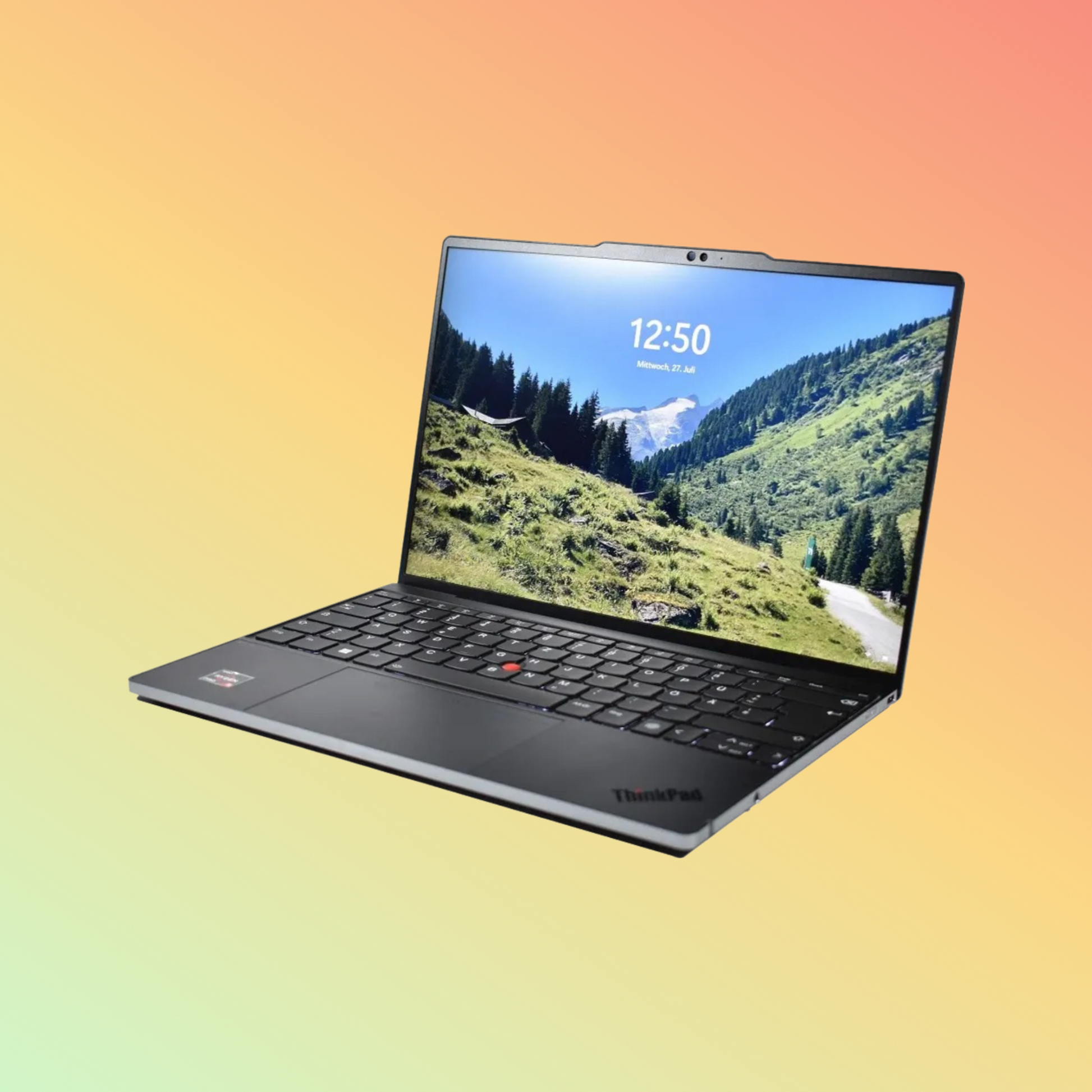 لابتوب لينوفو ثينك باد Z13 - معالج AMD Ryzen 7 PRO 6850U، سعة 16 جيجابايت، قرص SSD سعة 512 جيجابايت، شاشة 13.3 بوصة بدقة WUXGA