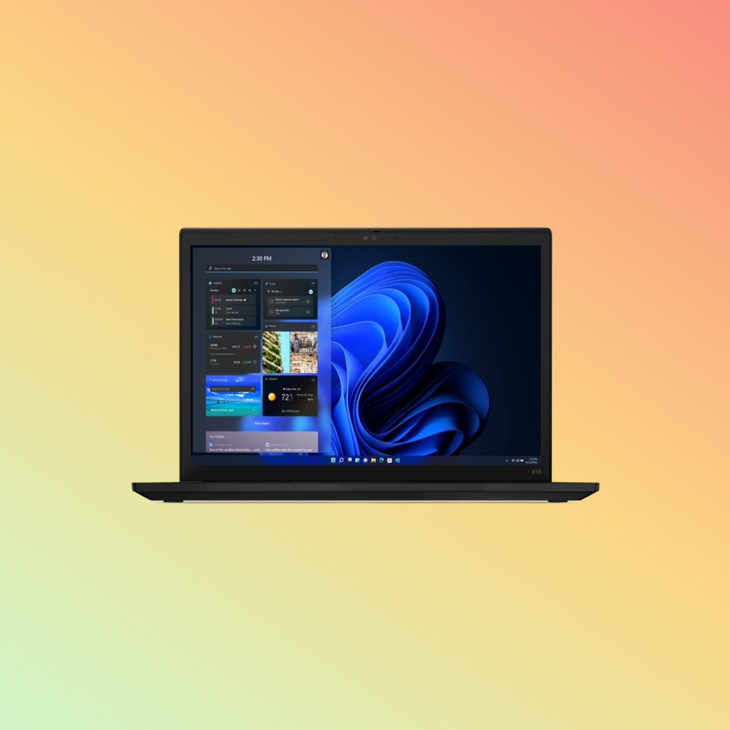 لابتوب لينوفو ثينك باد X1 نانو الجيل الثاني - معالج i7-1260P من الجيل الثاني، سعة تخزين 16 جيجابايت، قرص SSD سعة 512 جيجابايت، شاشة 13 بوصة (2160 × 1350)