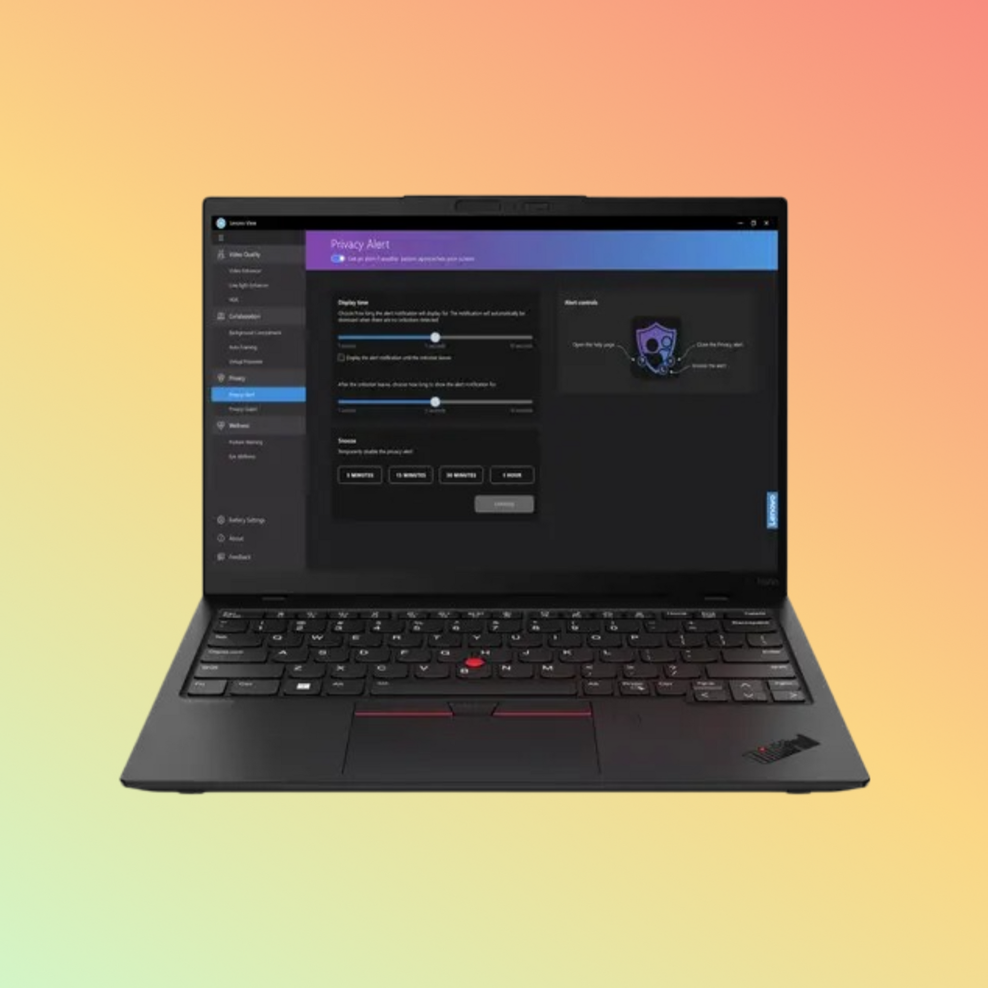 لابتوب لينوفو ثينك باد P14S الجيل الرابع - معالج i7-1360P من الجيل الثالث، سعة 16 جيجابايت، قرص SSD سعة 512 جيجابايت، شاشة 14 بوصة بدقة WUXGA