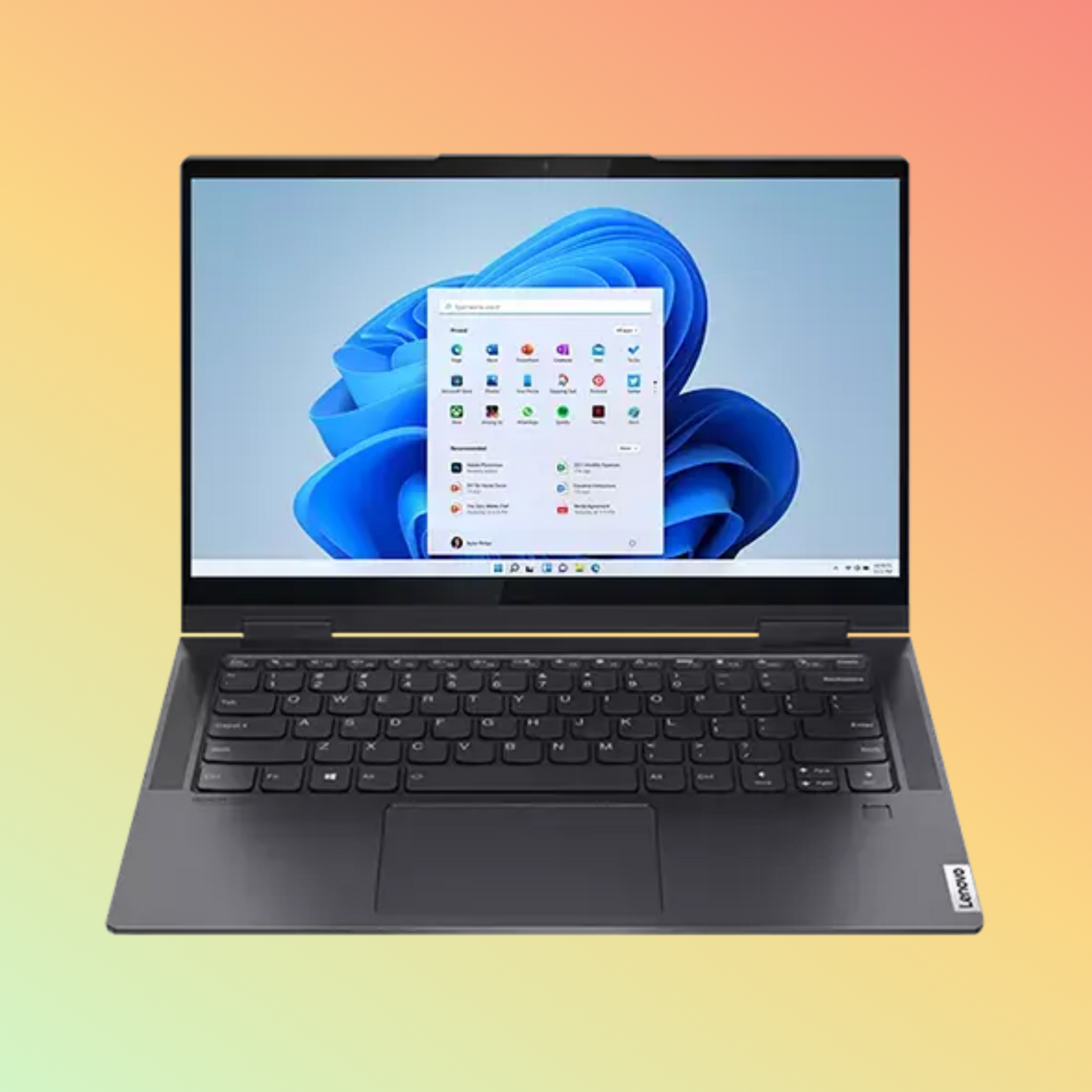 لابتوب لينوفو ثينك باد X13 يوجا الجيل الثاني - معالج i5-1135G7 - ذاكرة وصول عشوائي (RAM) سعة 8 جيجابايت - قرص تخزين SSD سعة 256 جيجابايت - شاشة لمس X360 بدقة WUXGA مقاس 13.3 بوصة
