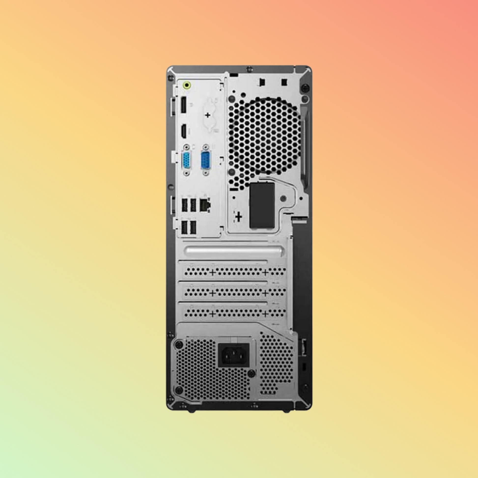 كمبيوتر مكتبي لينوفو ثينك سنتر نيو 50T - معالج i3-12100 من الجيل الثاني عشر، سعة 8 جيجابايت، وقرص صلب سعة 1 تيرابايت