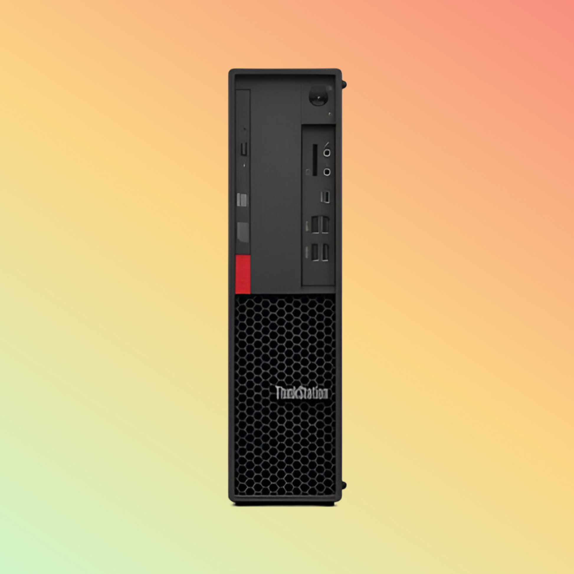 جهاز كمبيوتر مكتبي لينوفو ثينك ستيشن P330 SFF - معالج i5-9400 من الجيل التاسع، سعة 4 جيجابايت، وقرص صلب سعة 1 تيرابايت