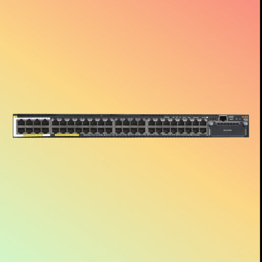 HPE अरूबा 3810M (JL430A) स्विच - 48 x गीगाबिट ईथरनेट पोर्ट, 16 x 1/10GbE SFP+ पोर्ट, 8 x HPE स्मार्ट रेट मल्टी-गीगाबिट (1/2.5/5/10GBASE-T) पोर्ट, PoE/PoE+