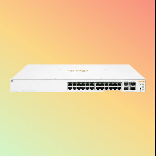 एचपीई अरूबा इंस्टेंट ऑन 1930 (जेएल683बी) स्विच - 24 x गीगाबिट ईथरनेट PoE+ पोर्ट्स RJ45