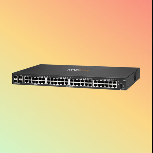 HPE अरूबा CX 6100 (JL676A) स्विच - 48 x गीगाबिट ईथरनेट BASE-T पोर्ट, 4 x 1G/10G SFP पोर्ट