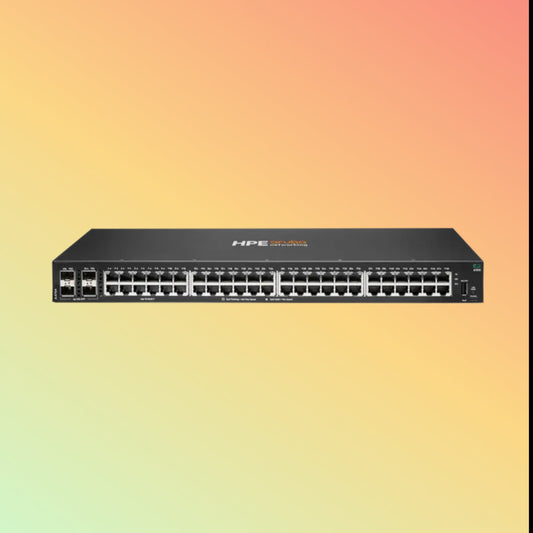 HPE अरूबा CX 6100 (JL676A) स्विच - 48 x गीगाबिट ईथरनेट BASE-T पोर्ट, 4 x 1G/10G SFP पोर्ट