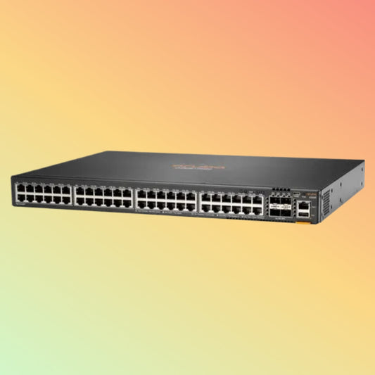 HPE अरूबा CX 6300M ​​(JL663A) स्विच - 48 x गीगाबिट ईथरनेट बेस-टी पोर्ट RJ45, 4 x 1G/10G/25G/50G SFP पोर्ट