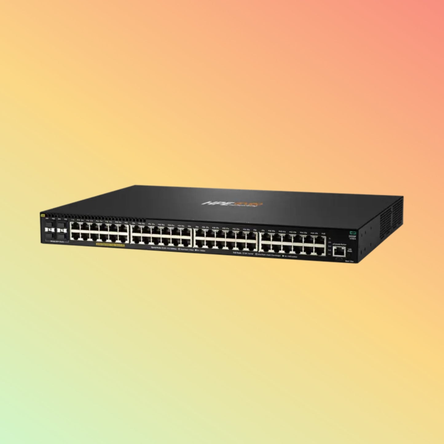 HPE अरूबा 2930F (JL558A) स्विच - 48 x गीगाबिट ईथरनेट PoE+ पोर्ट RJ-45, 4 x SFP+ 1/10GbE पोर्ट